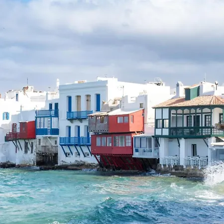 Little Venice Picturesque House Above The Waves Mykonos Town