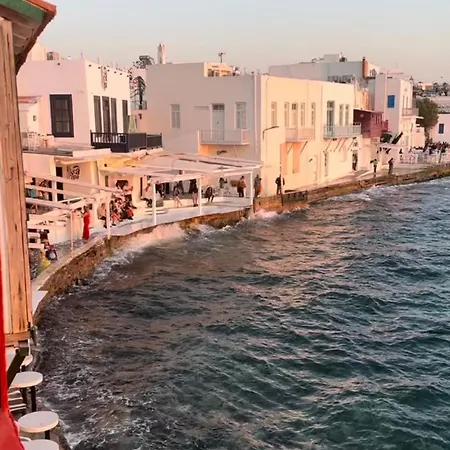 Apartment Little Venice Picturesque House Above The Waves Mykonos Town